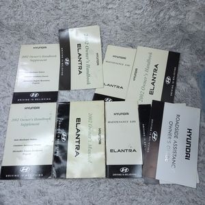 2002 Hyundai Elantra Owner Manual Guide With Case
